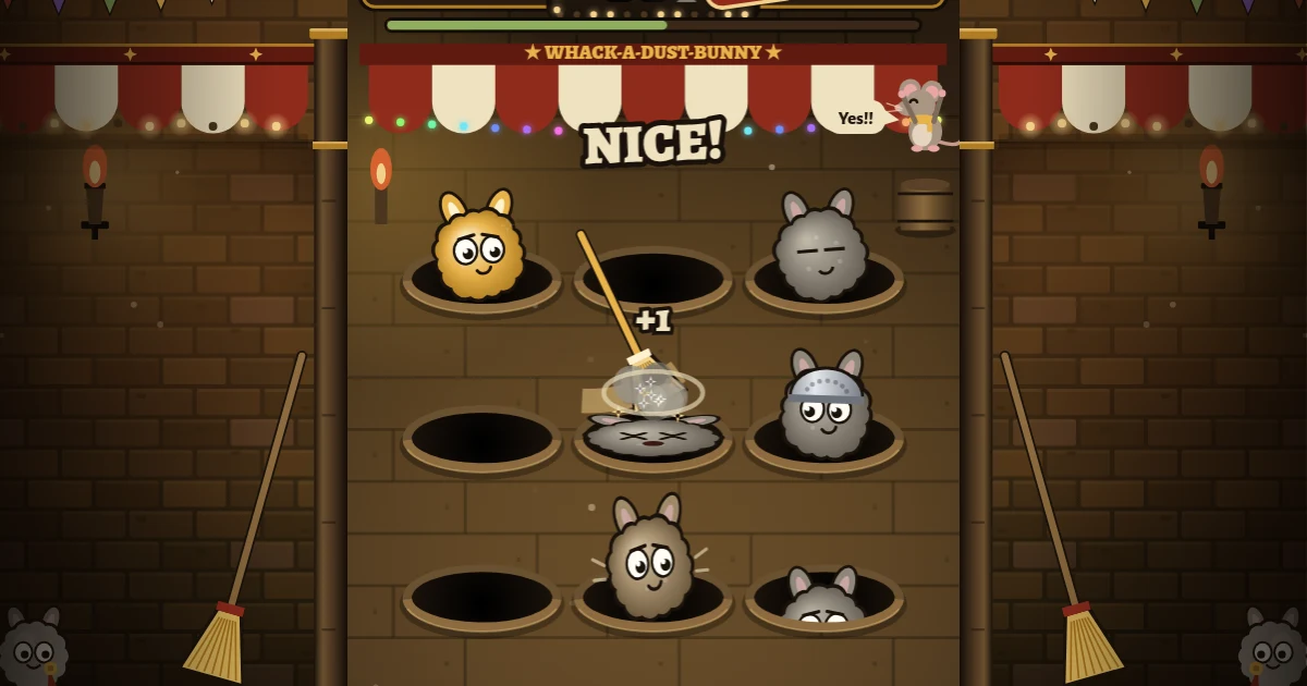 Whack-a-Dust-Bunny screenshot