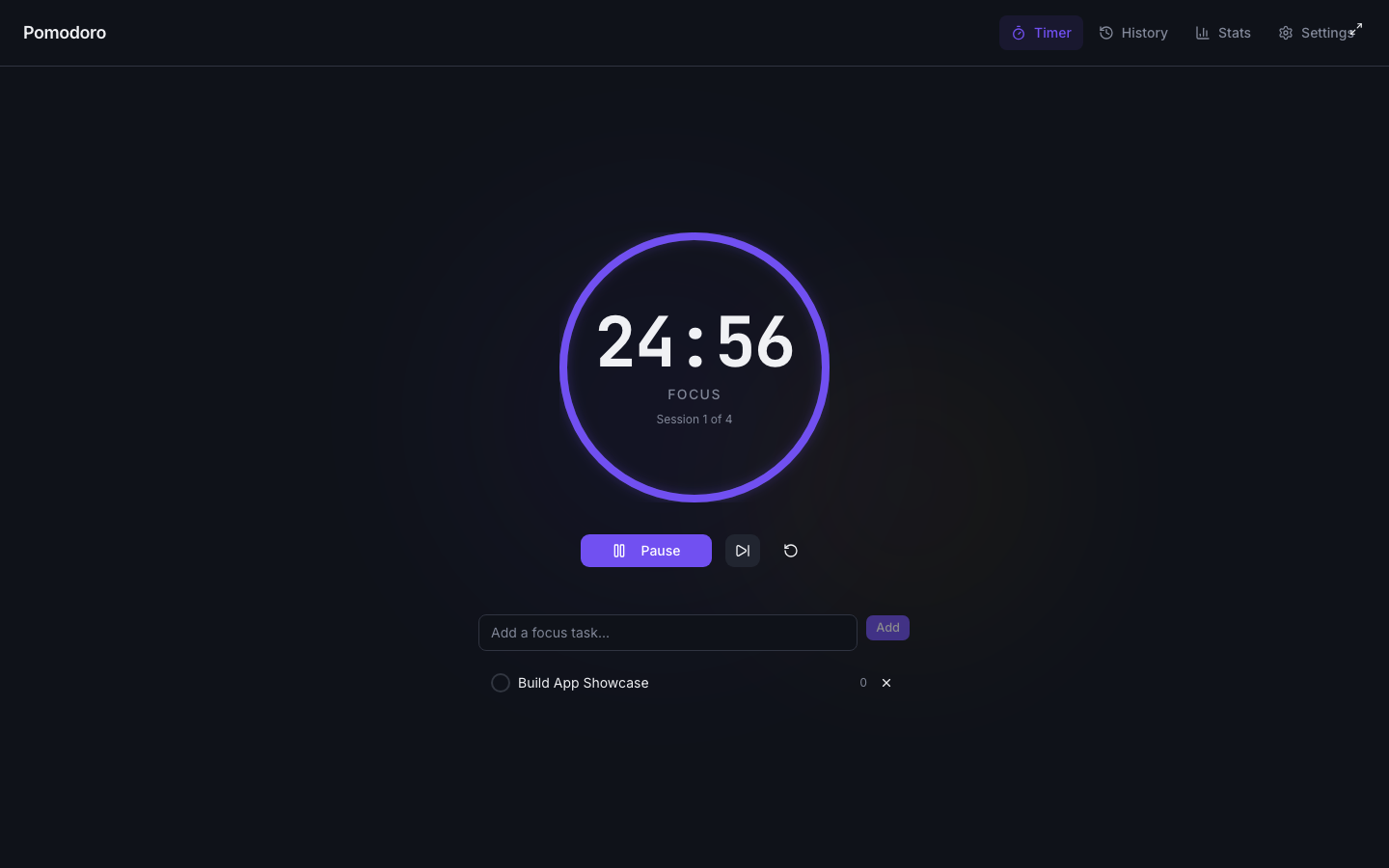 Pomodoro Timer screenshot